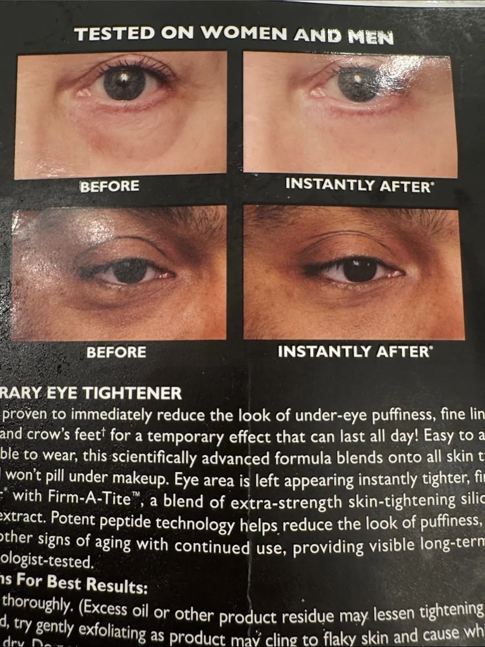 Peter Thomas Roth Eye Tightener - Silver & White Packaging